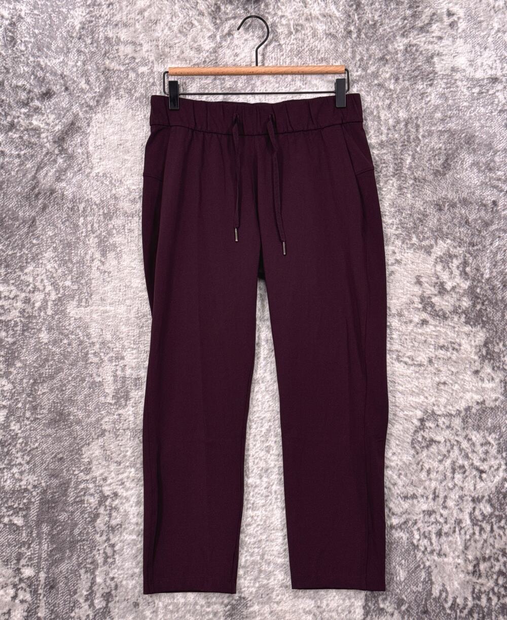 Lululemon Pants 6 Womens On The Fly 7/8 Wine Red